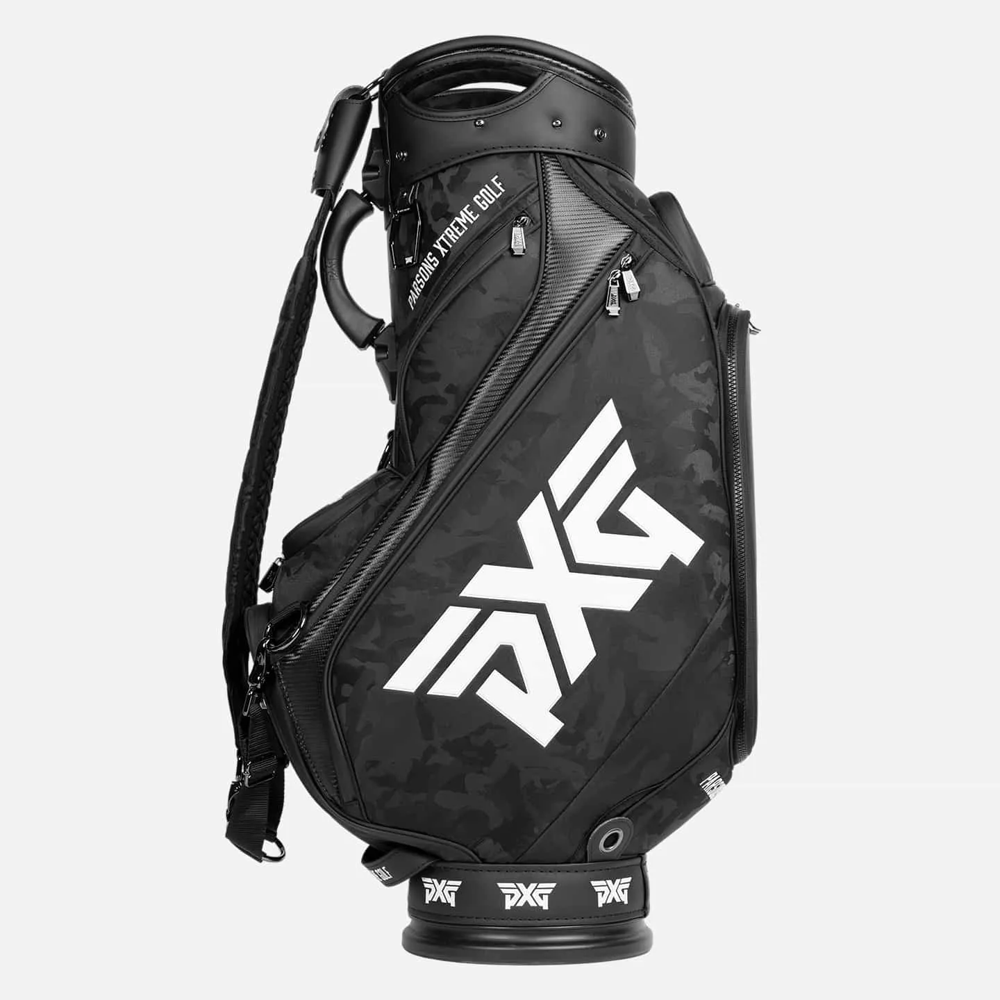 2022 Jacquard Woven Fairway Camo Tour Bag - Black