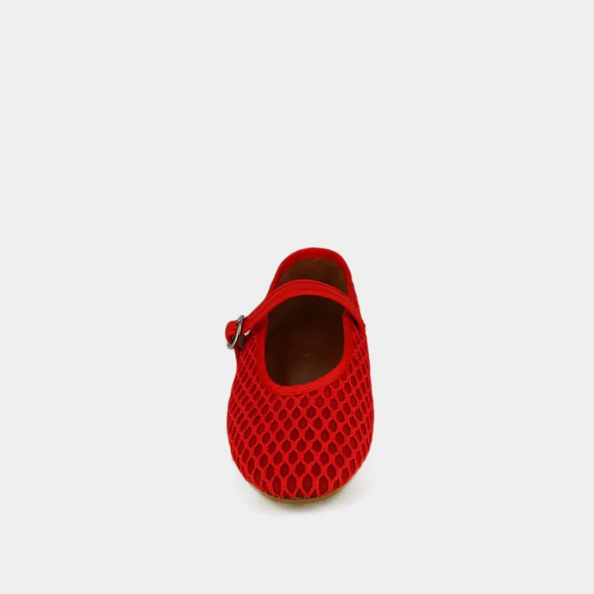 264- Deesse Bis Mesh/cuir Rouge-rouge-Vif