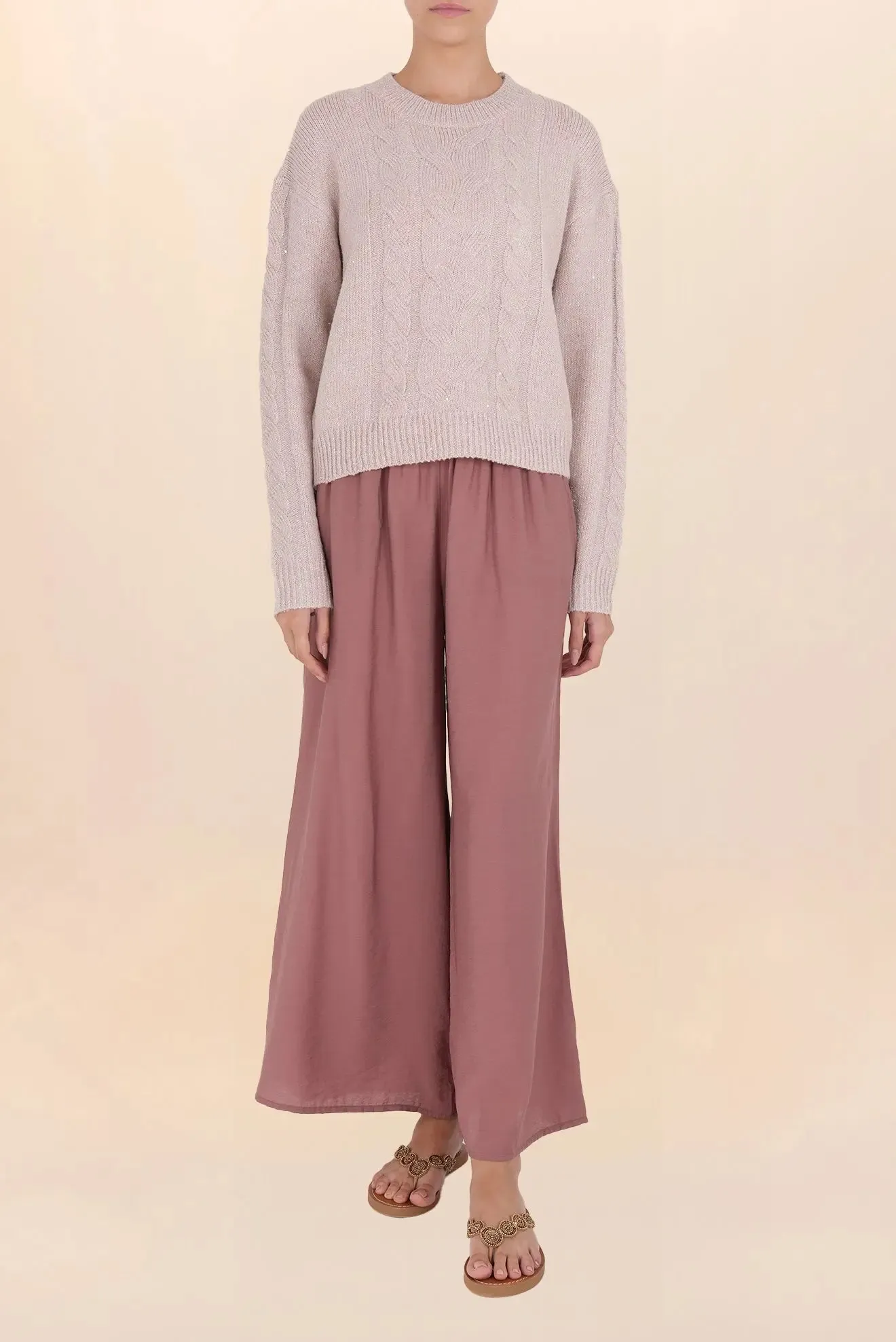 Amalia Dull Pink Pullover