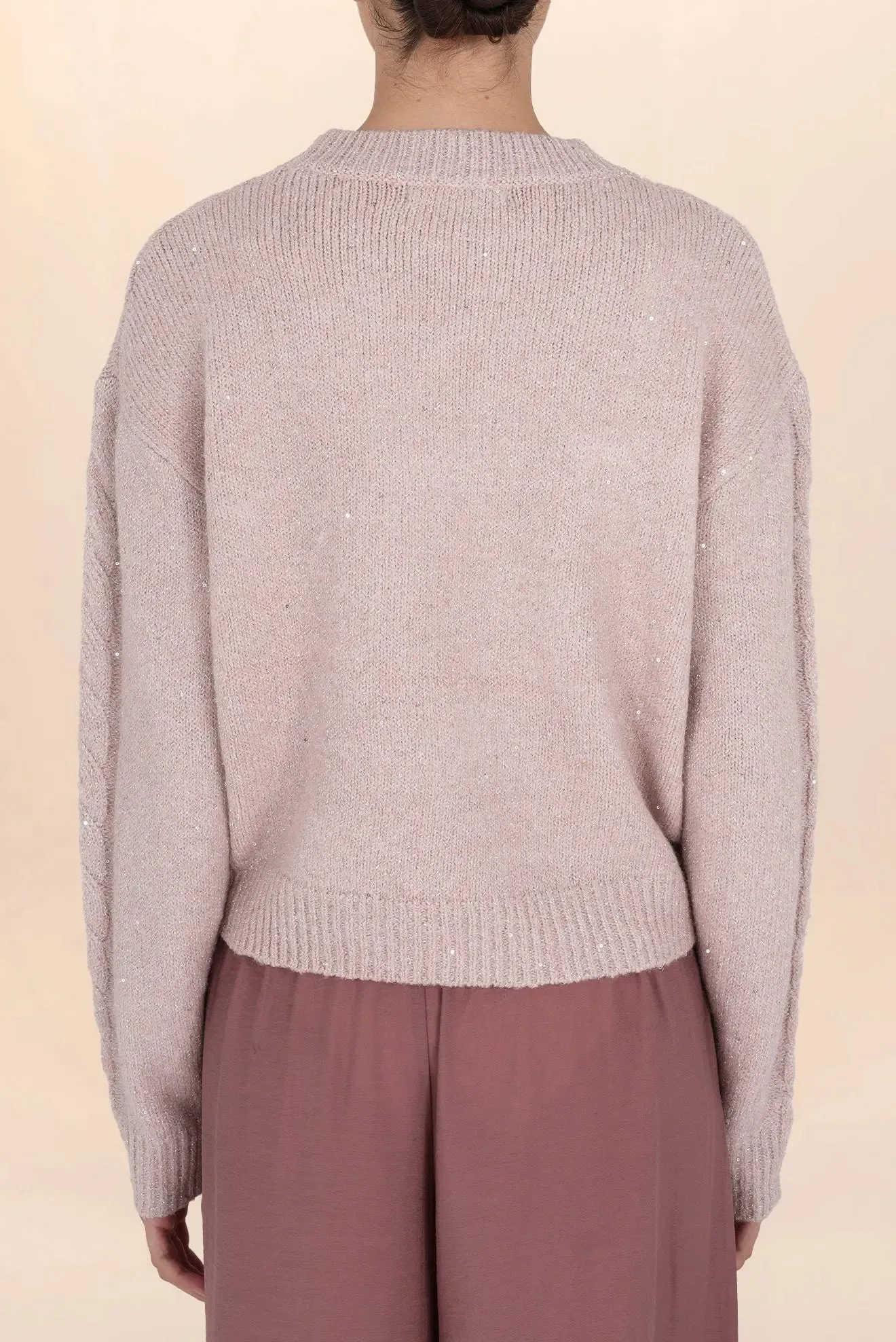 Amalia Dull Pink Pullover