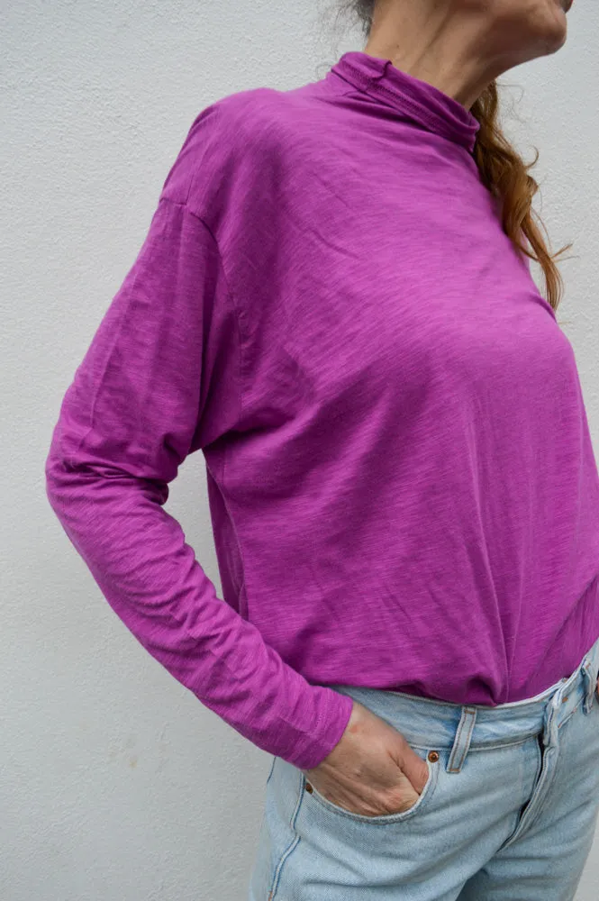 American Vintage Jacksonville Geranium Vintage Long-sleeve T-Shirt