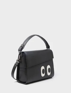 Anastasio Mini Crossbody Handbag Black Leather - Look Up 👀