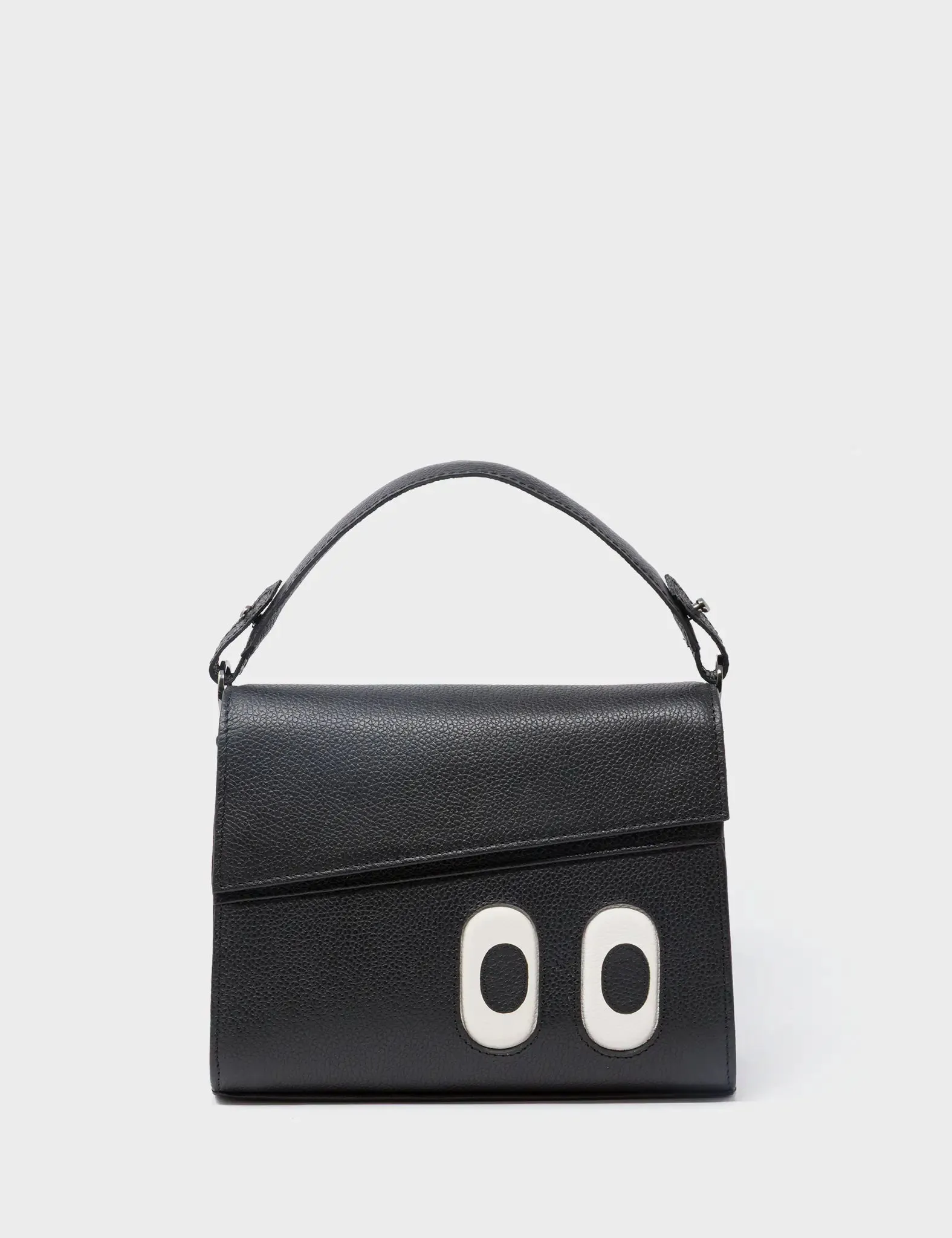 Anastasio Mini Crossbody Handbag Black Leather - Look Up 👀