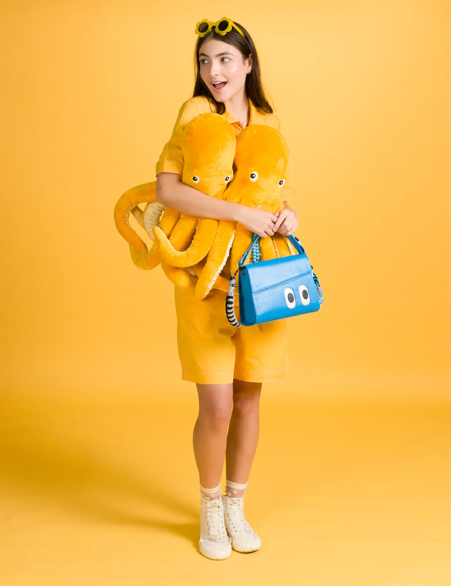 Anastasio Mini Crossbody Handbag Ibiza Blue Leather - Look Up 👀