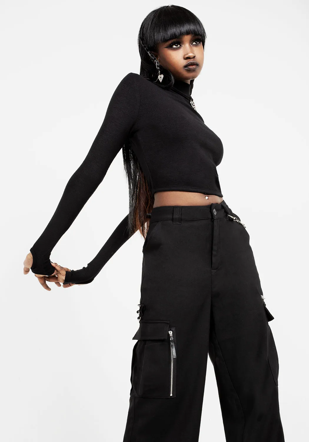 APOCALYPSE WIDE LEG CARGO TROUSER