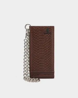 Apollo 1 Chain Wallet in Chocolate