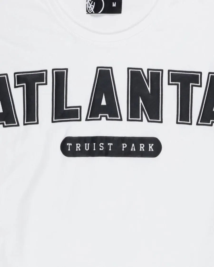 Atlanta Snowman Trap Tee All White