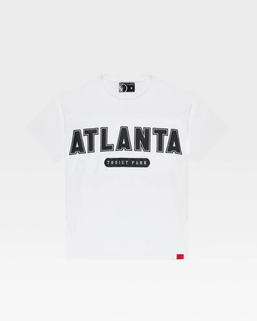 Atlanta Snowman Trap Tee All White