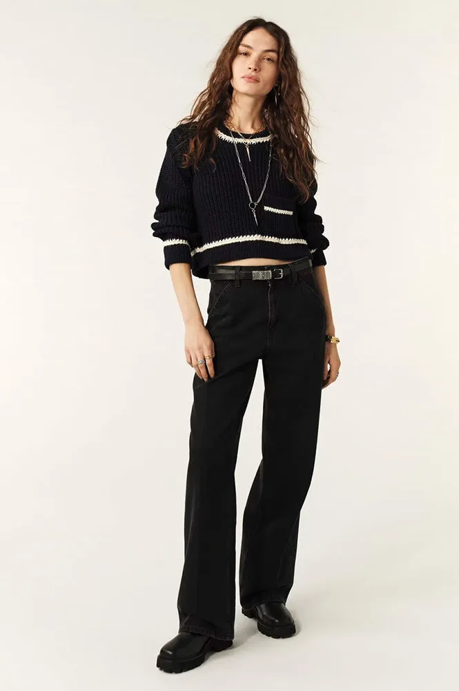 Ba&sh Bota Blue Pullover
