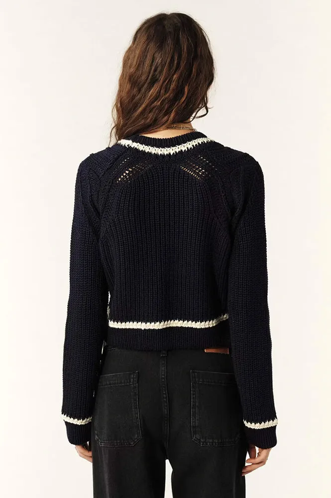 Ba&sh Bota Blue Pullover