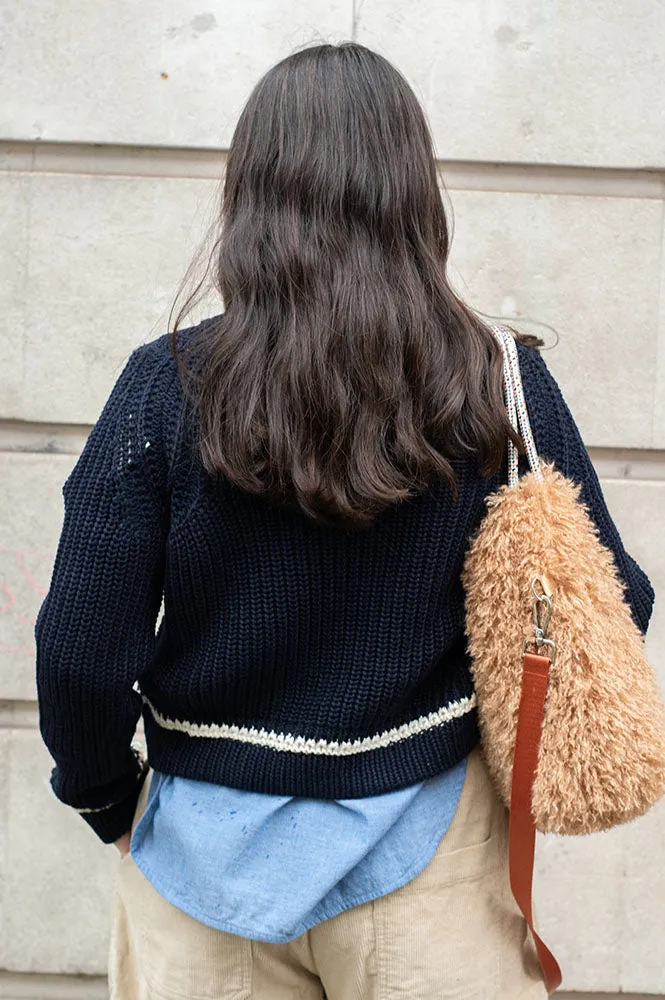 Ba&sh Bota Blue Pullover
