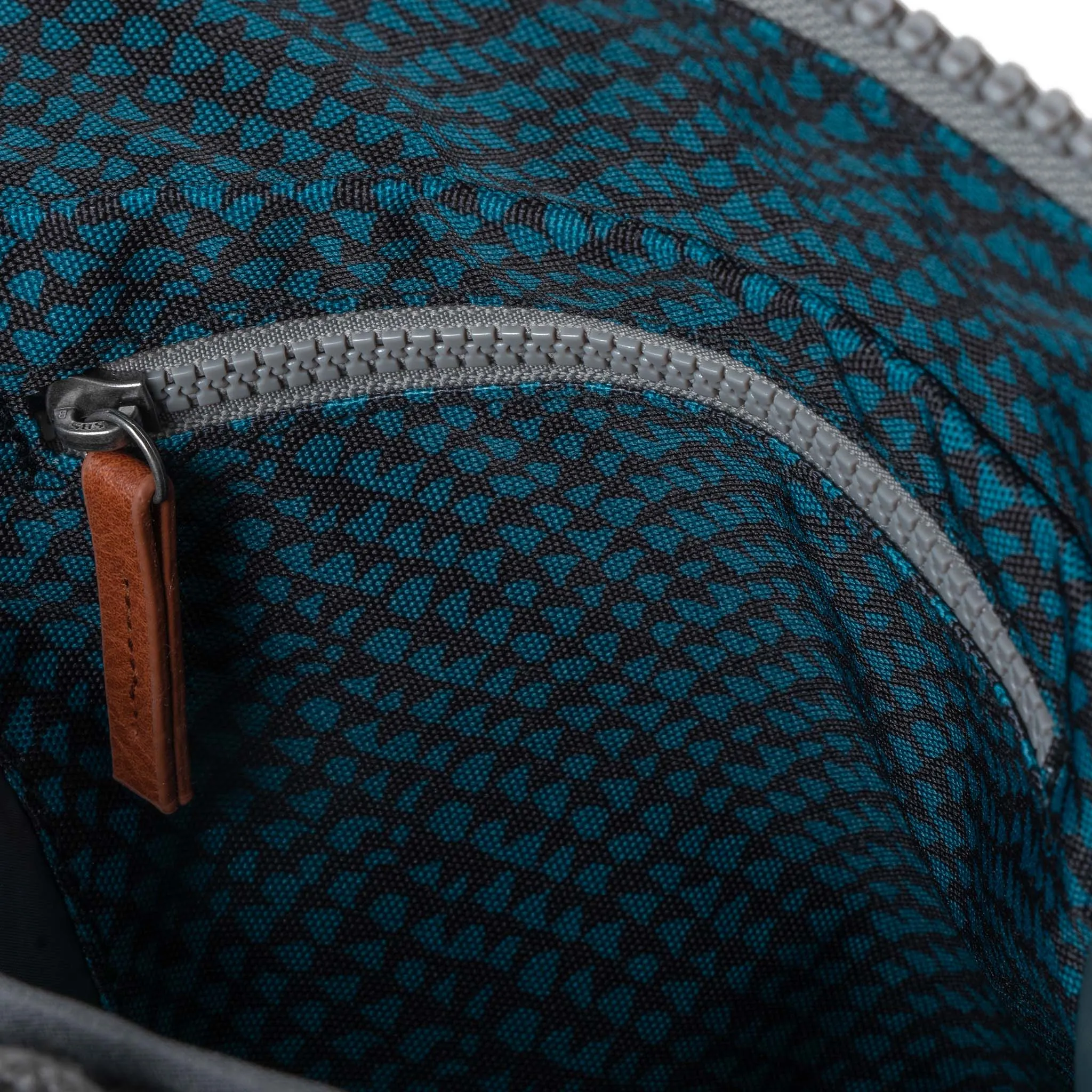 Bantry B Deep Teal Snake Recycled Canvas