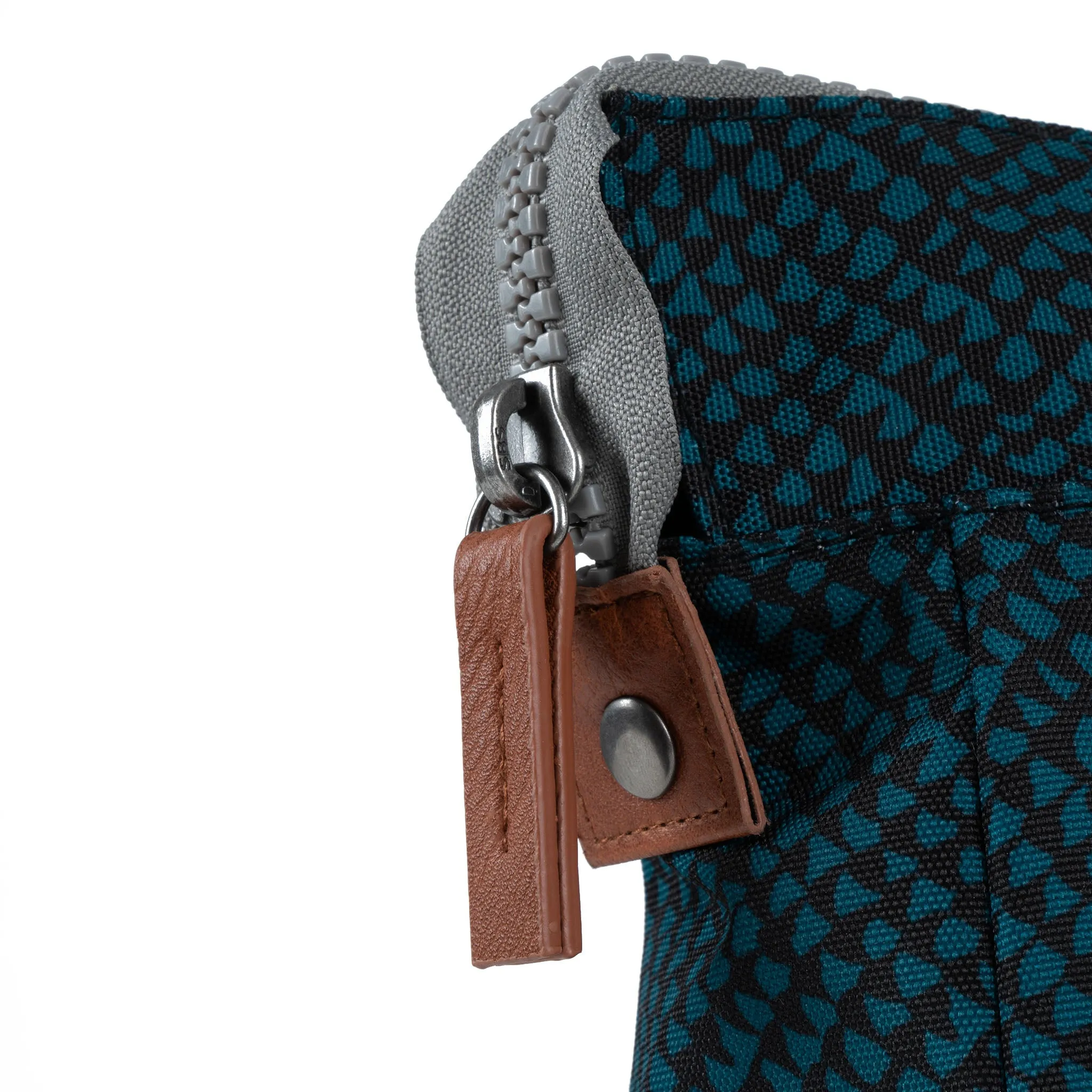 Bantry B Deep Teal Snake Recycled Canvas