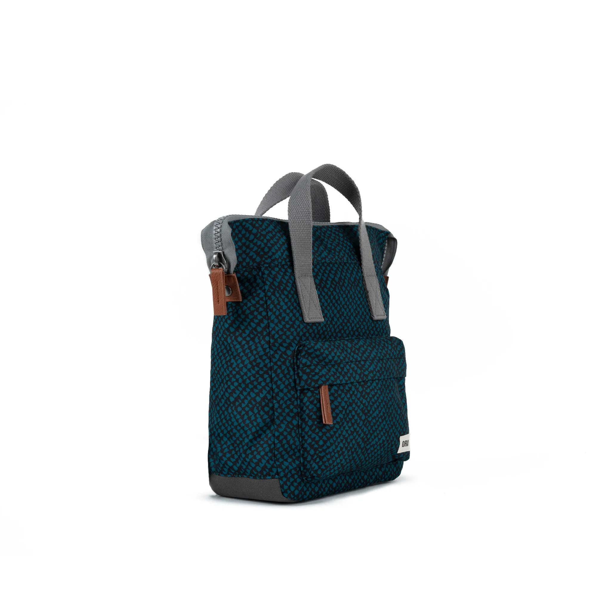 Bantry B Deep Teal Snake Recycled Canvas