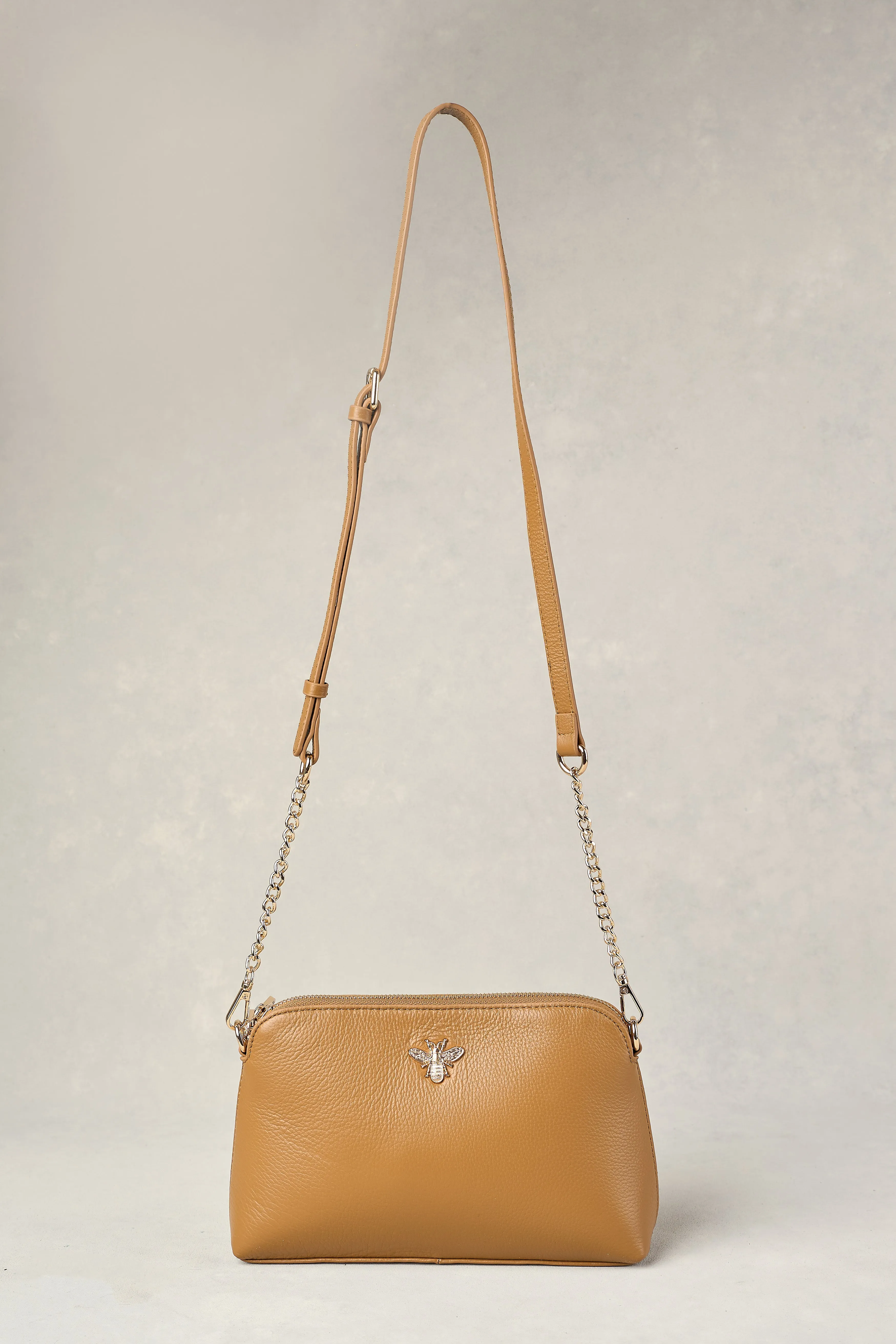 Beverly Bee Crossbody Bag - Tan