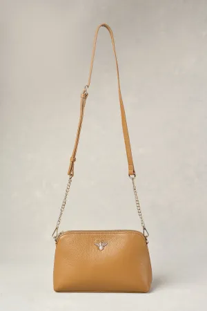 Beverly Bee Crossbody Bag - Tan