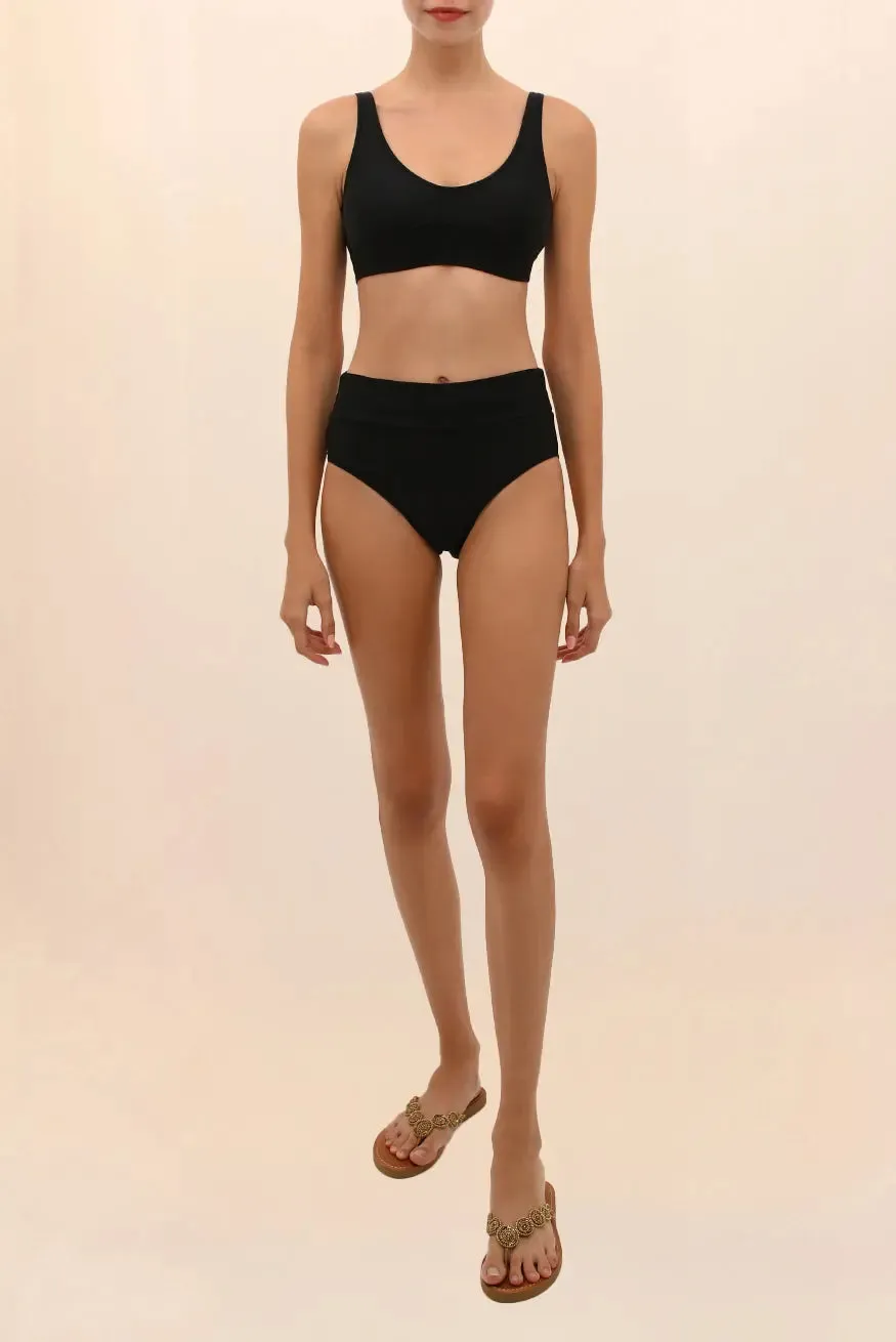 BLACK GIRDLE UNDERWEAR