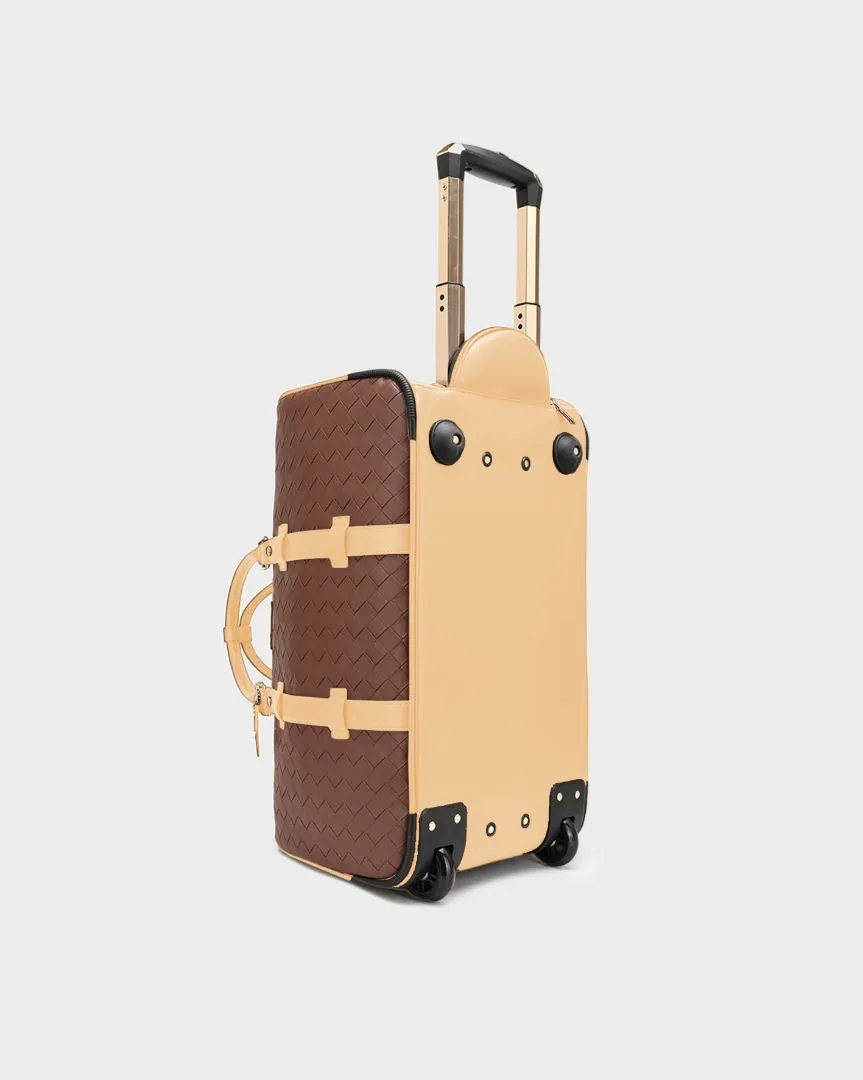 Bodega Rolling Duffle Bag in Beige