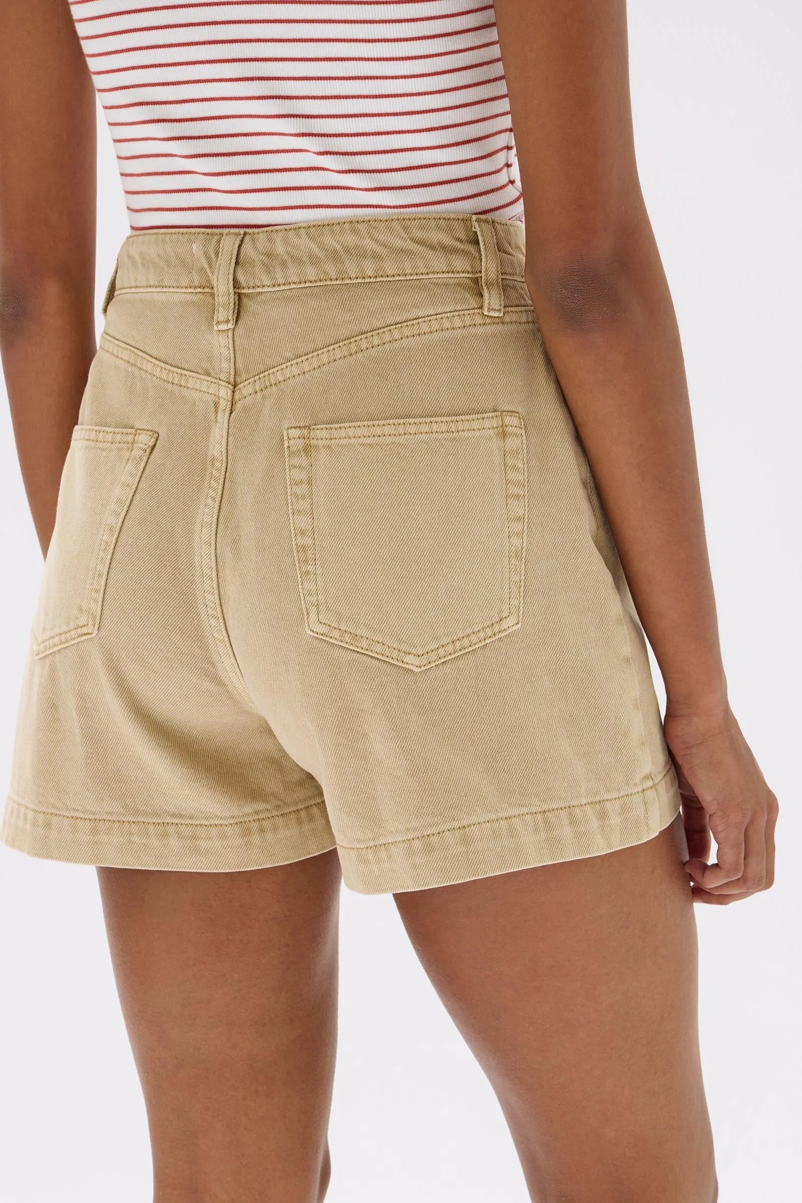 Boxy Denim Short