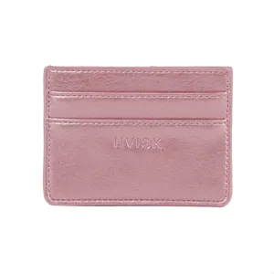 CARDHOLDER SHINY STRUCTURE - Rouge Pink