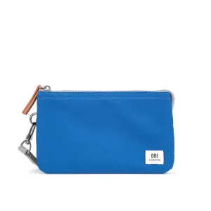 Carnaby with Wrist Strap Galactic Blue Recycled Canvas