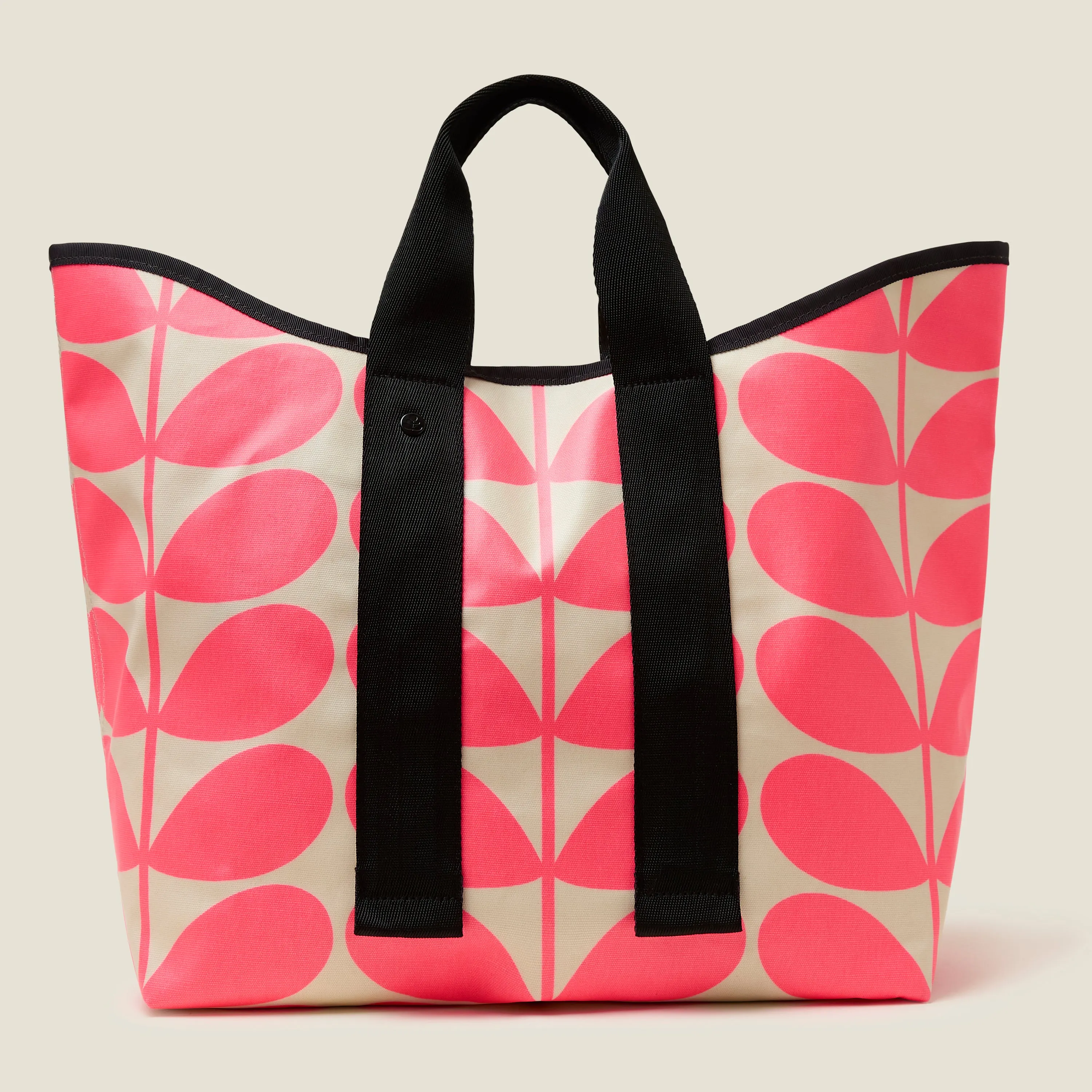 Carryall Basic Tote - Solid Stem Neon Pink