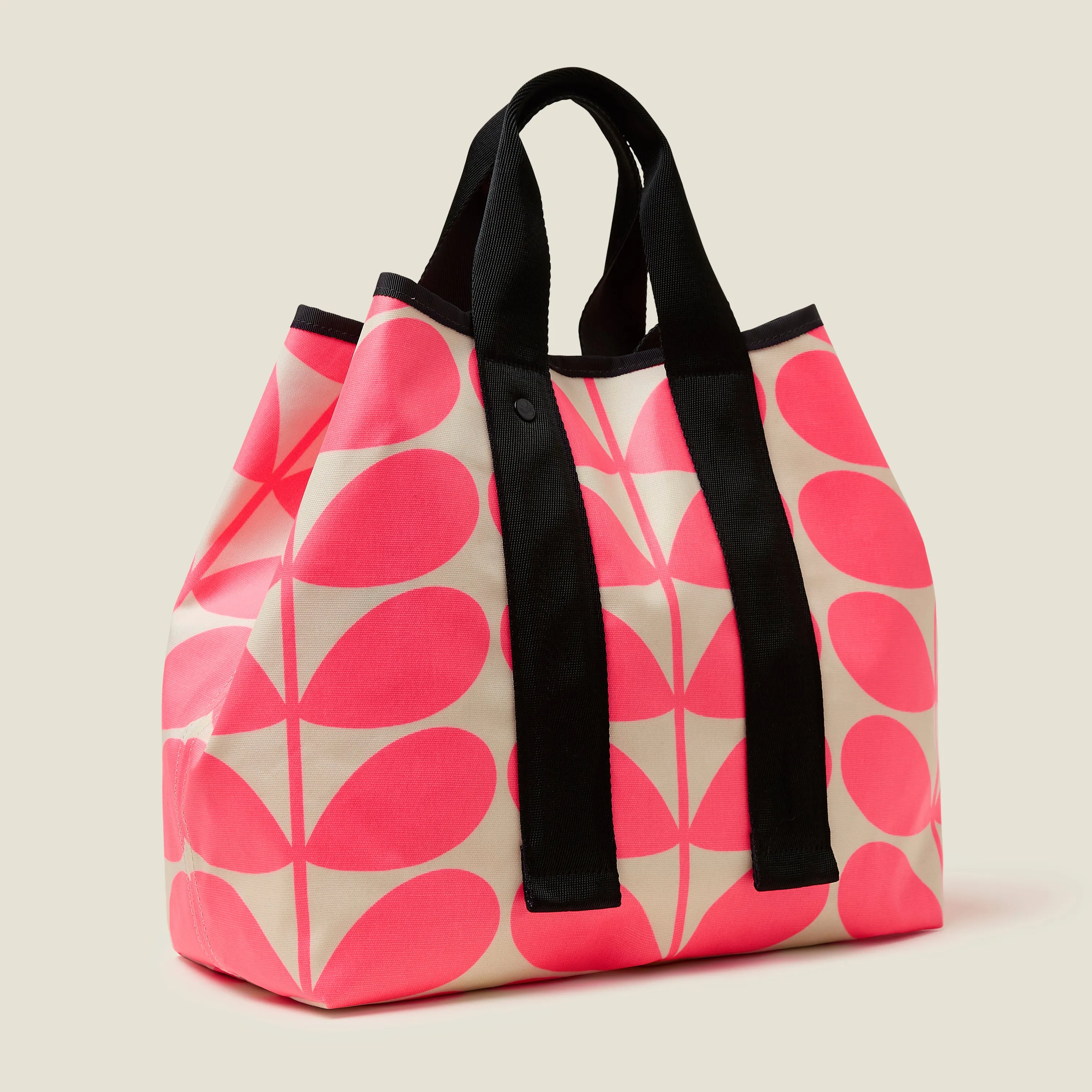 Carryall Basic Tote - Solid Stem Neon Pink