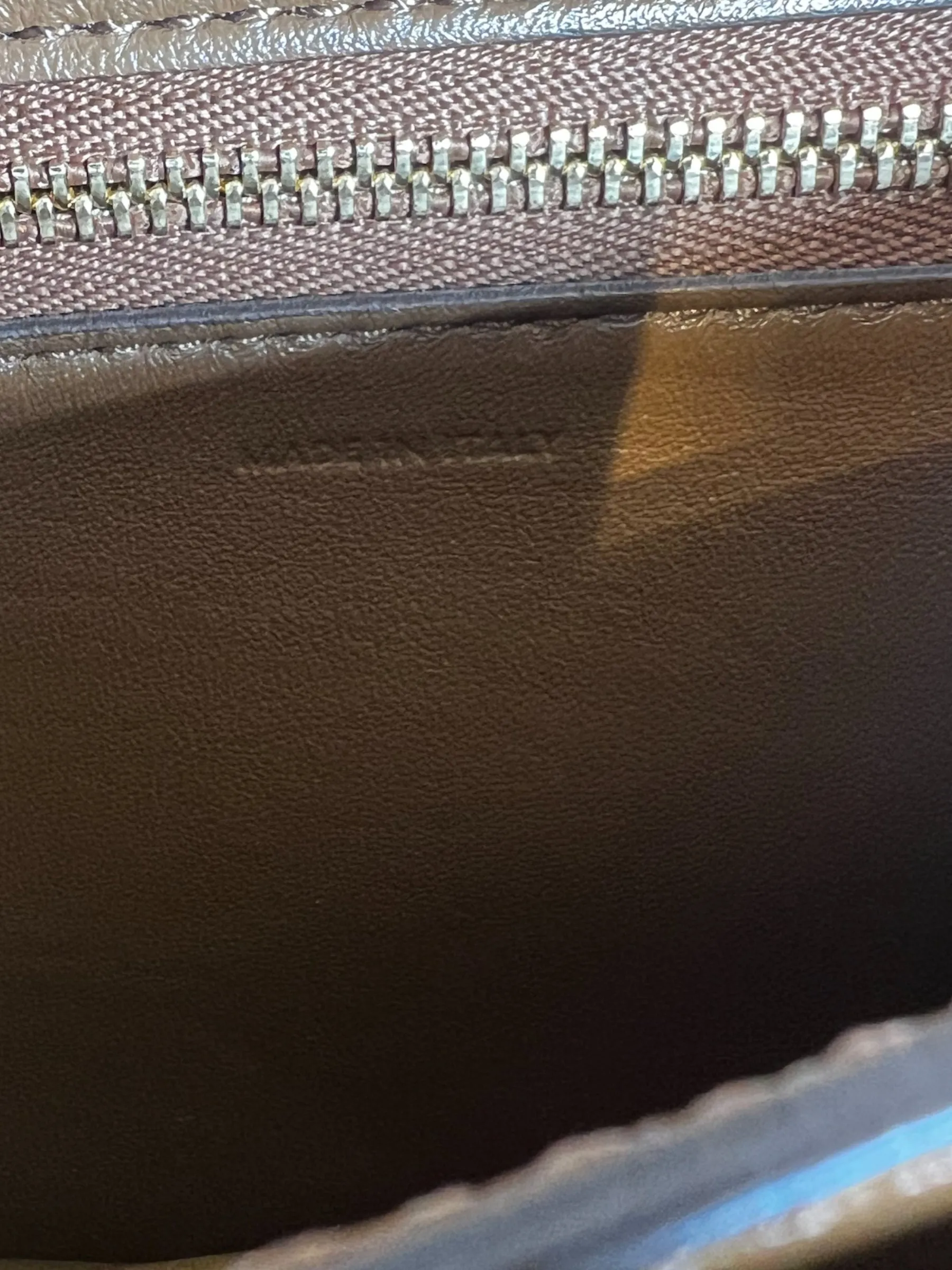Celine Brown Leather Classic Box Bag