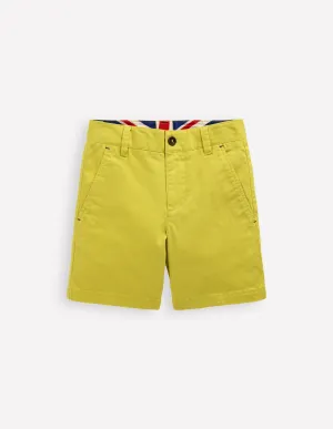 Classic Chino Shorts-Pineapple Yellow