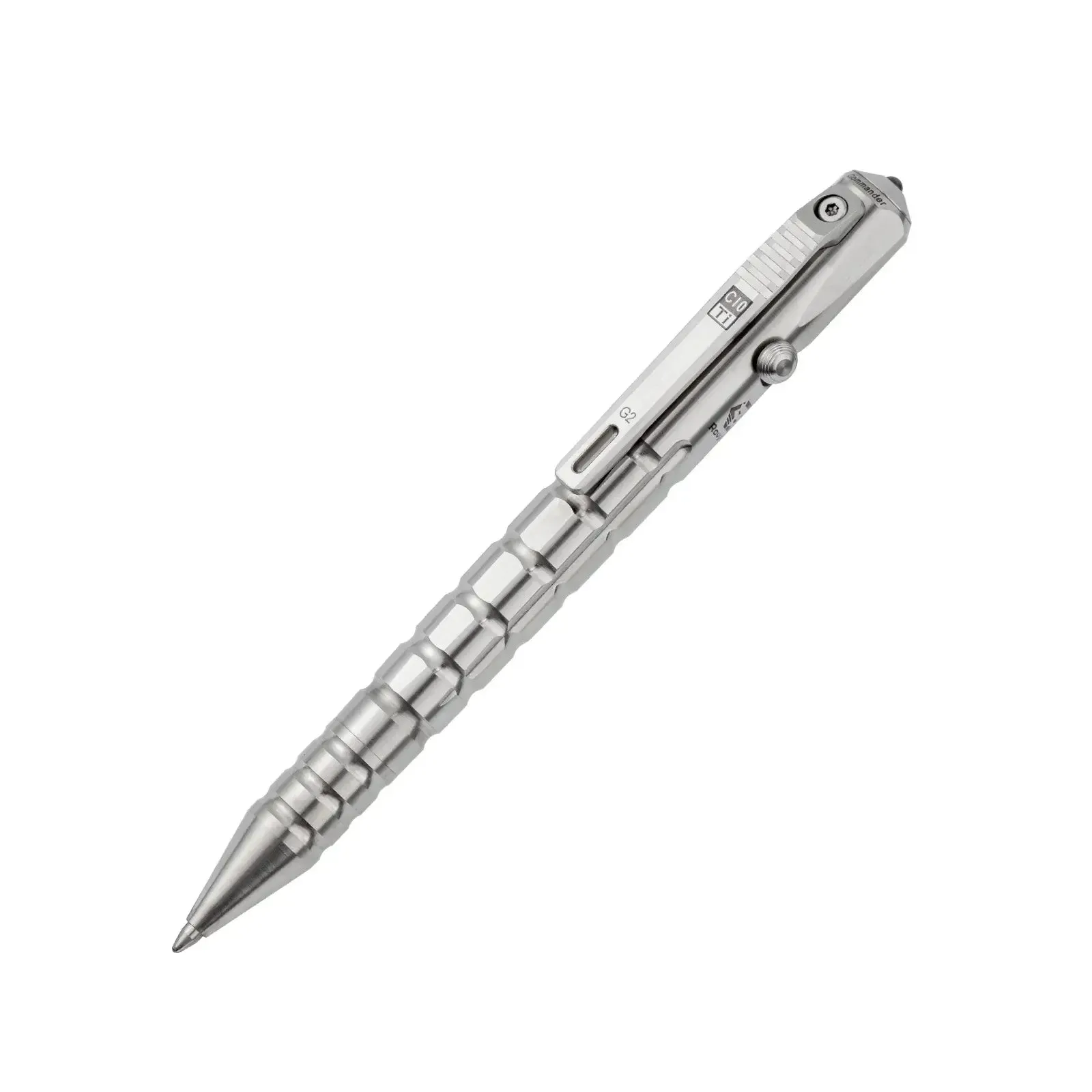 Commander C10 (G2) Titanium Bolt-action Tactical Pen | Gen 2