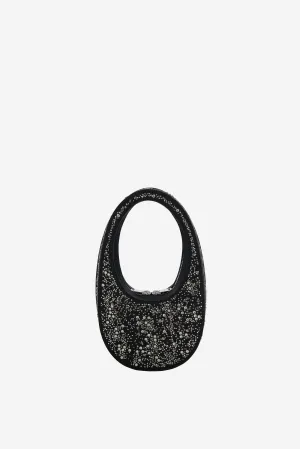 Crystal-Embellished Mini Swipe Bag