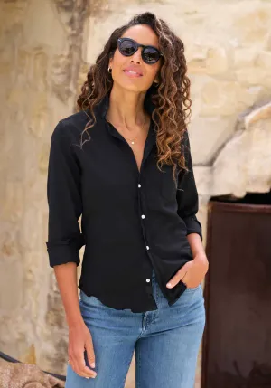 Denim Shirt B Barry Famous De Black