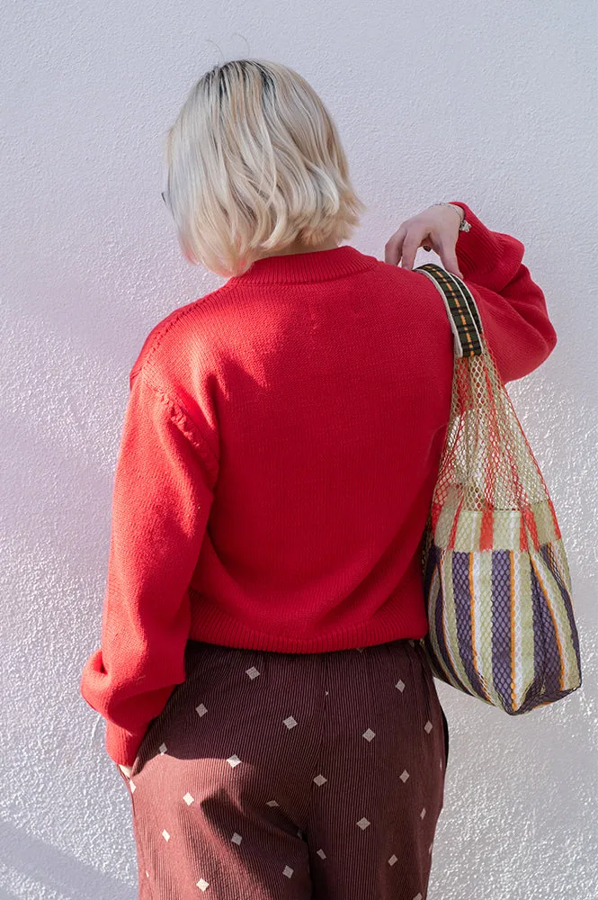 Des Petits Hauts Abali Tomato Cardigan