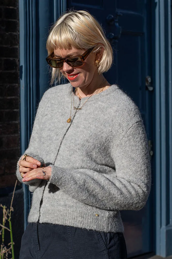 Des Petits Hauts Cristie Grey Cardigan