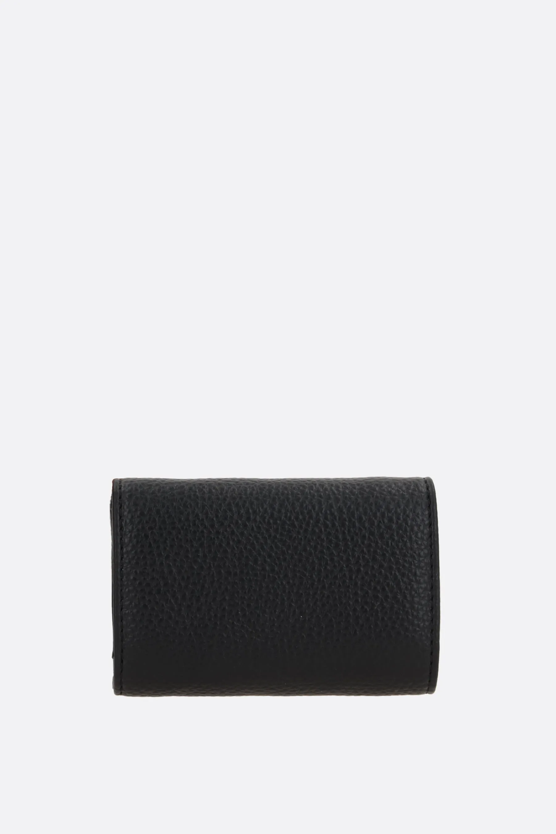 Envelope compact billfold wallet in faux leather
