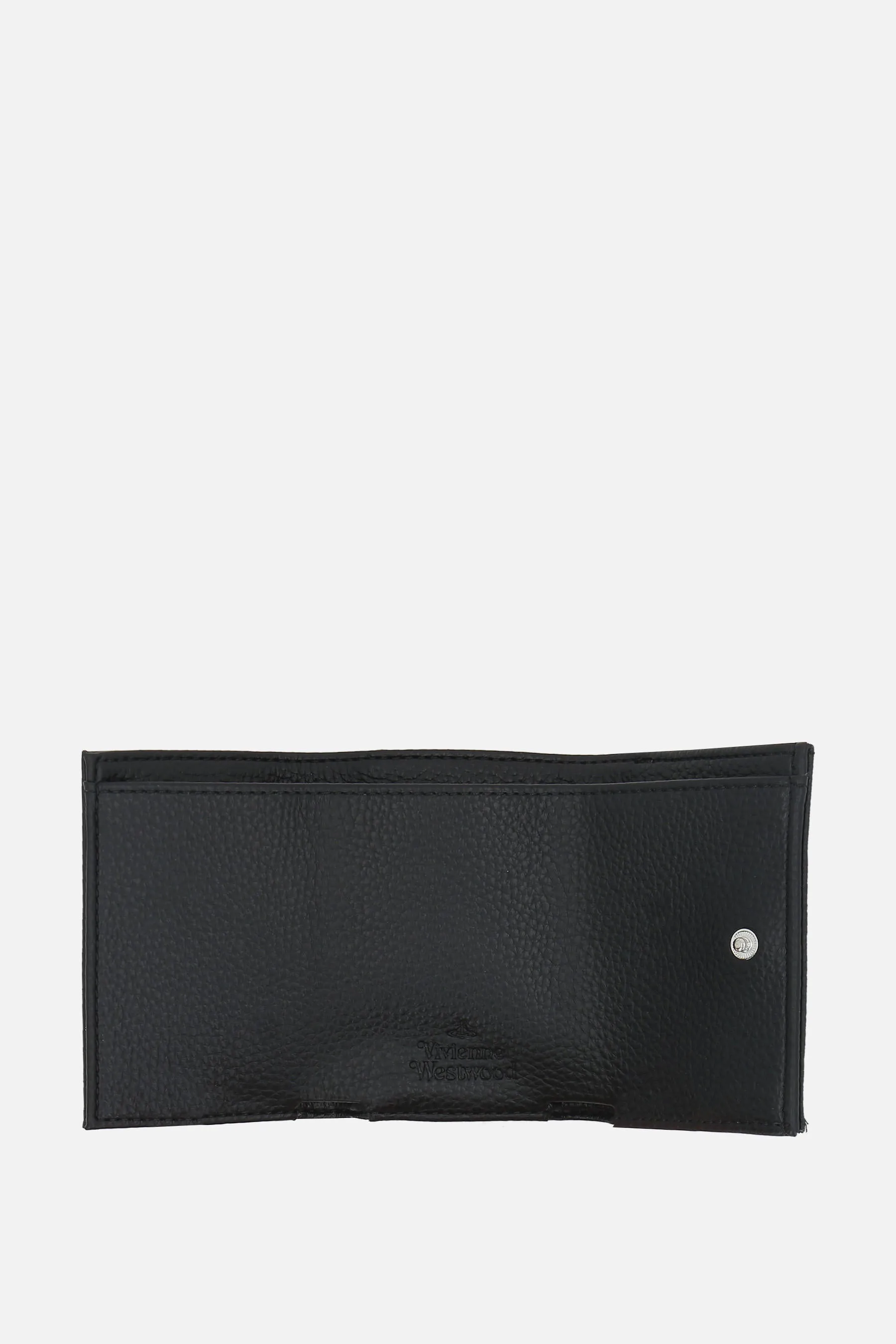 Envelope compact billfold wallet in faux leather