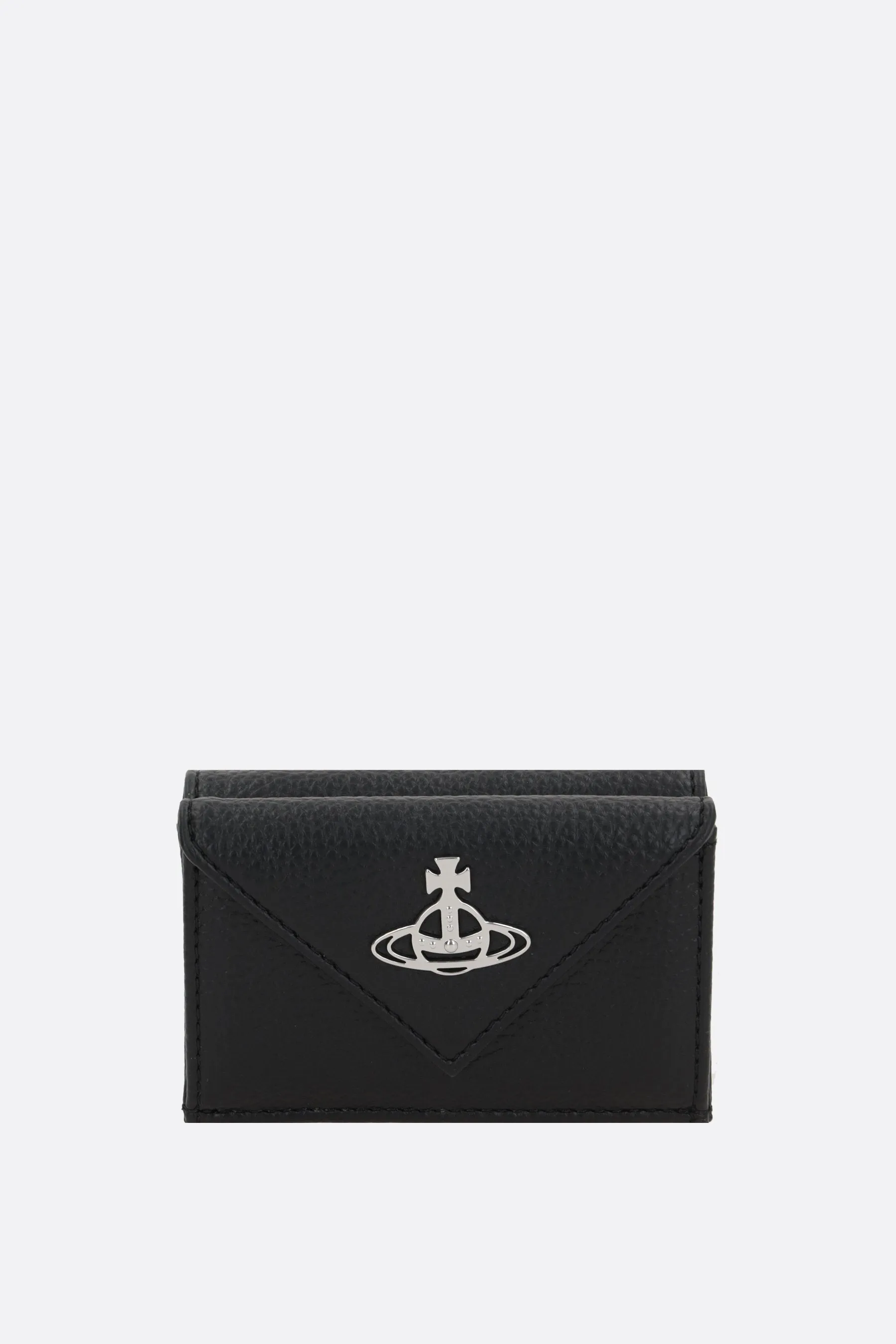 Envelope compact billfold wallet in faux leather