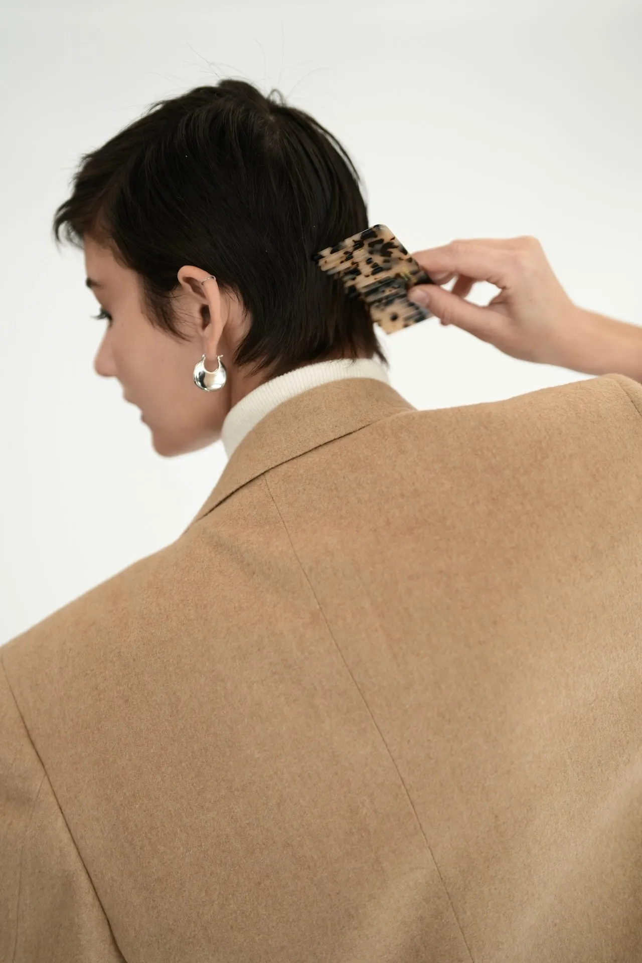 Espresso Hair Comb with Case