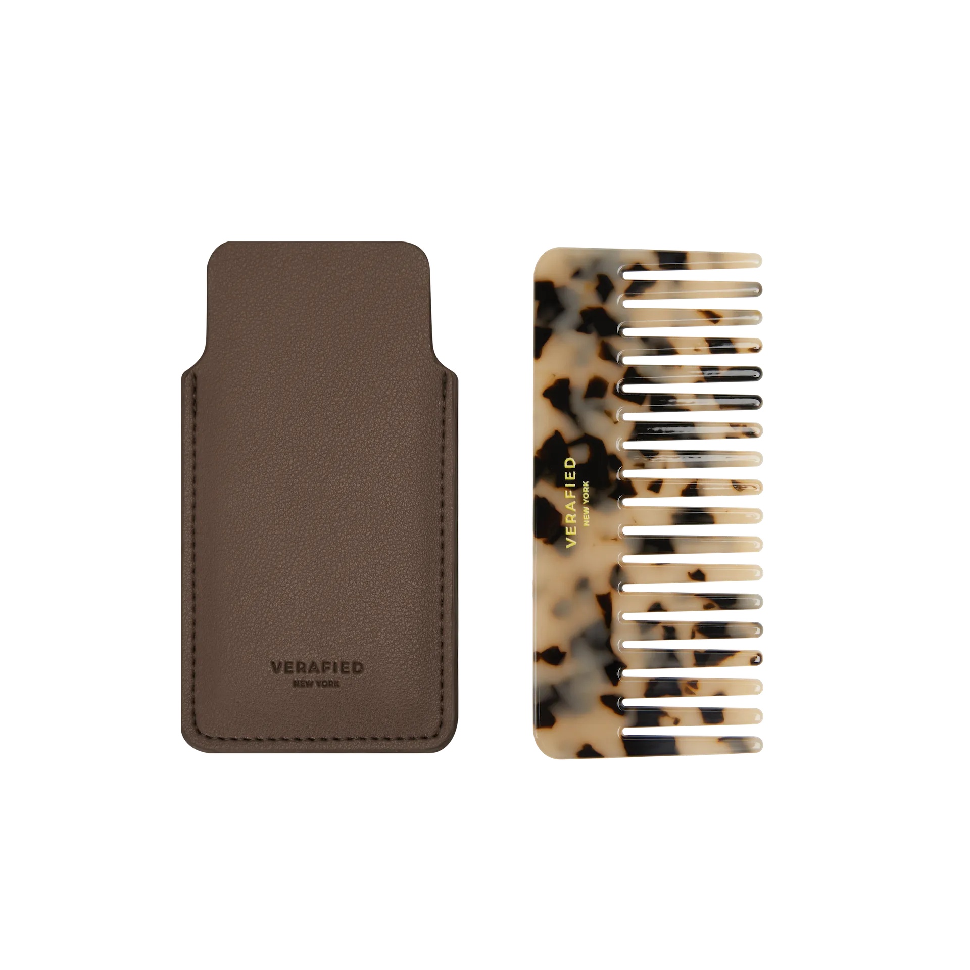 Espresso Hair Comb with Case