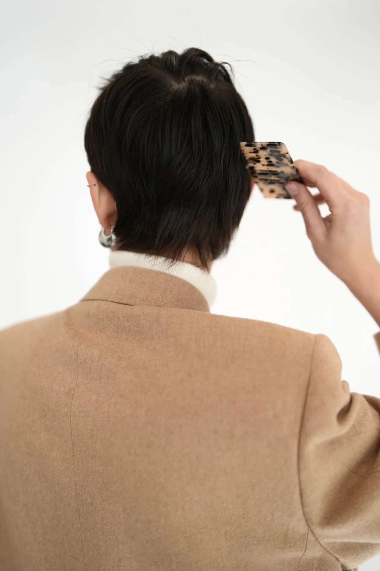 Espresso Hair Comb with Case