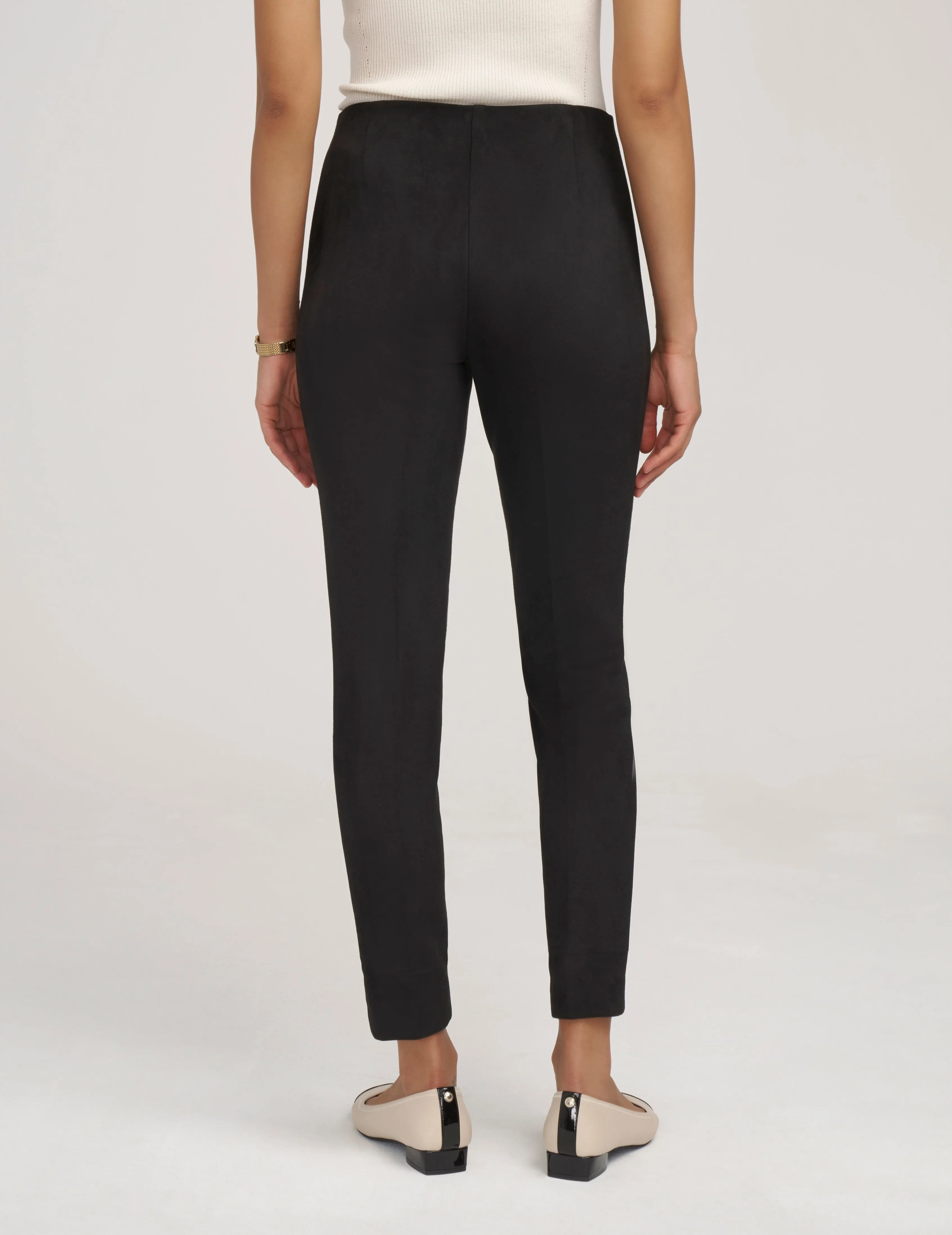 Faux Suede Pull-On Hollywood Slim Ankle- Sale