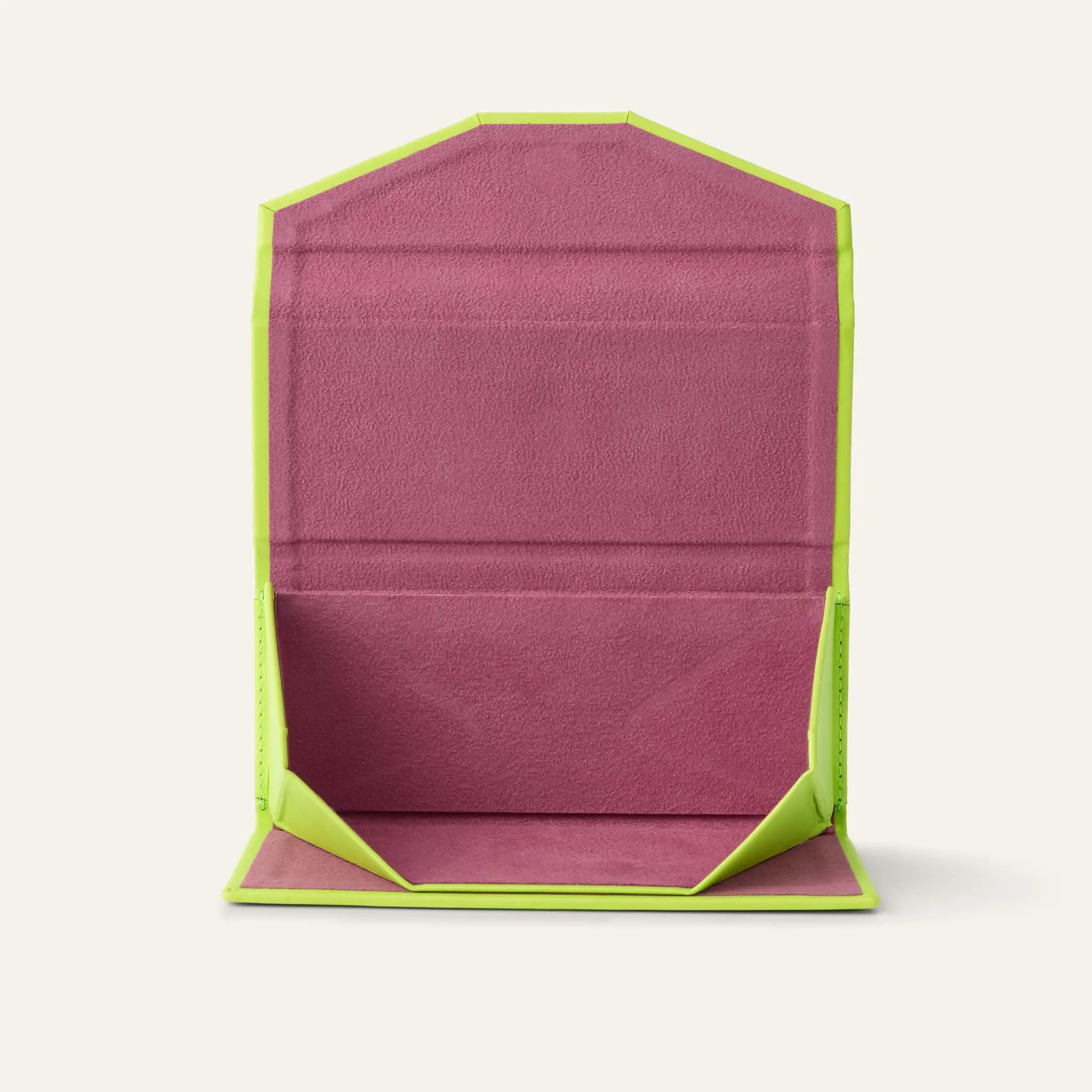 Foldable Glasses Case | Lime Green