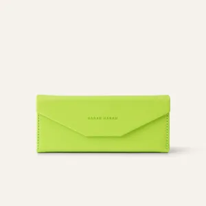 Foldable Glasses Case | Lime Green