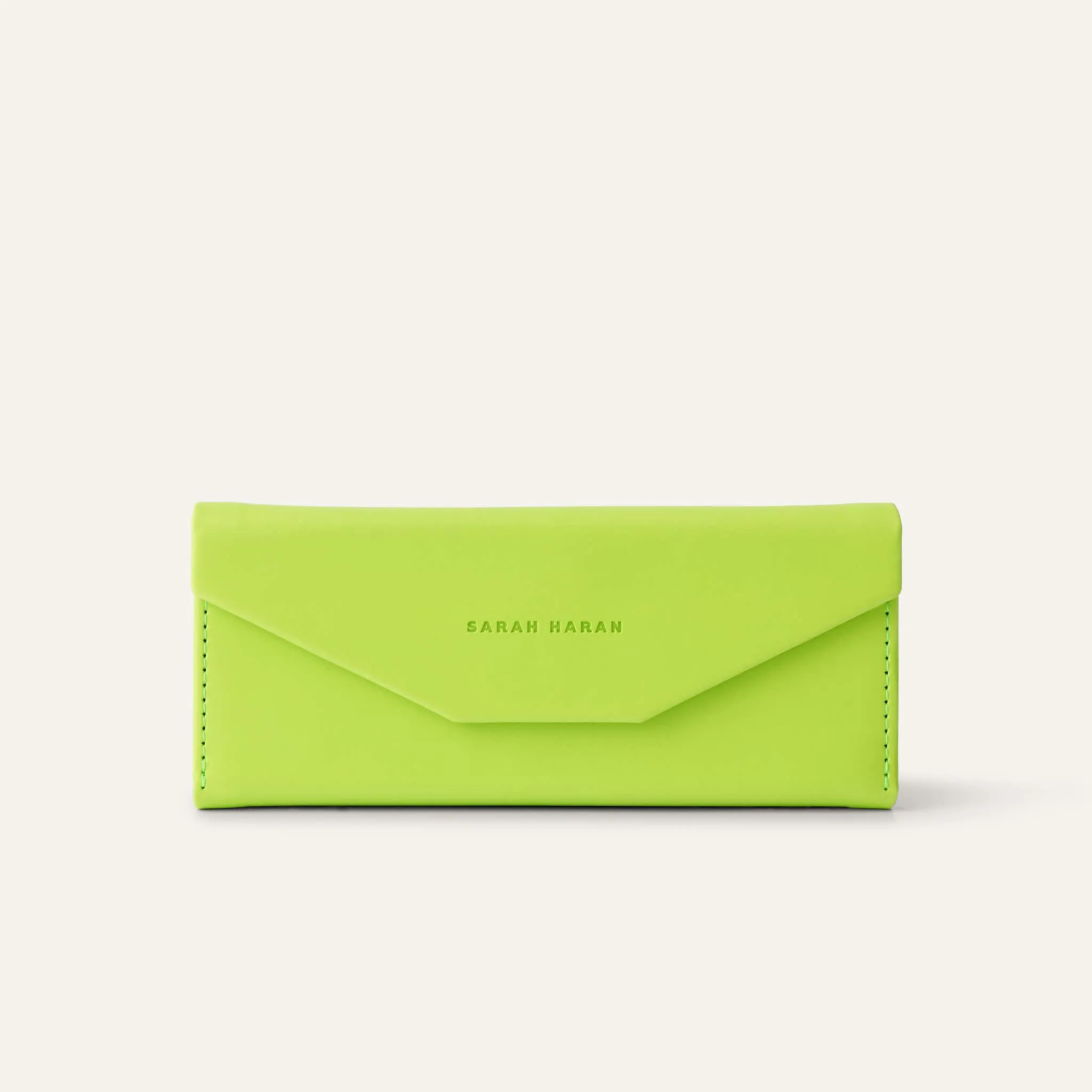 Foldable Glasses Case | Lime Green