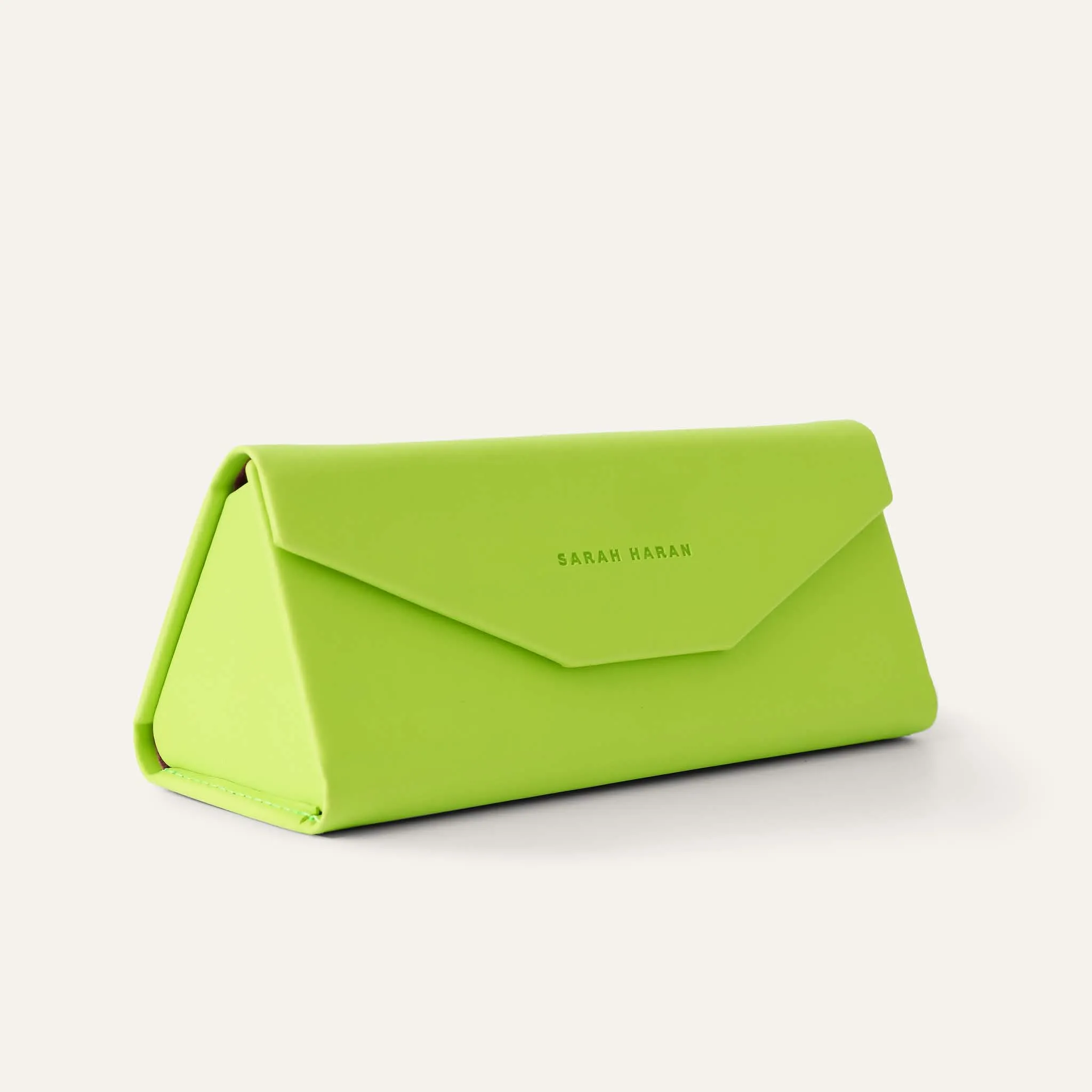Foldable Glasses Case | Lime Green