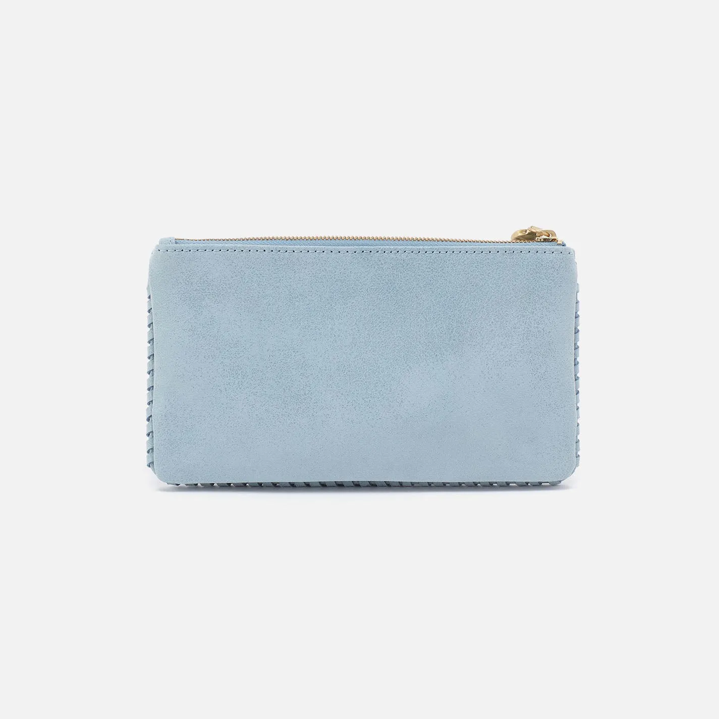 Foray Large Wallet In Buffed Leather - Sky