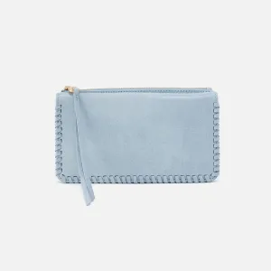 Foray Large Wallet In Buffed Leather - Sky