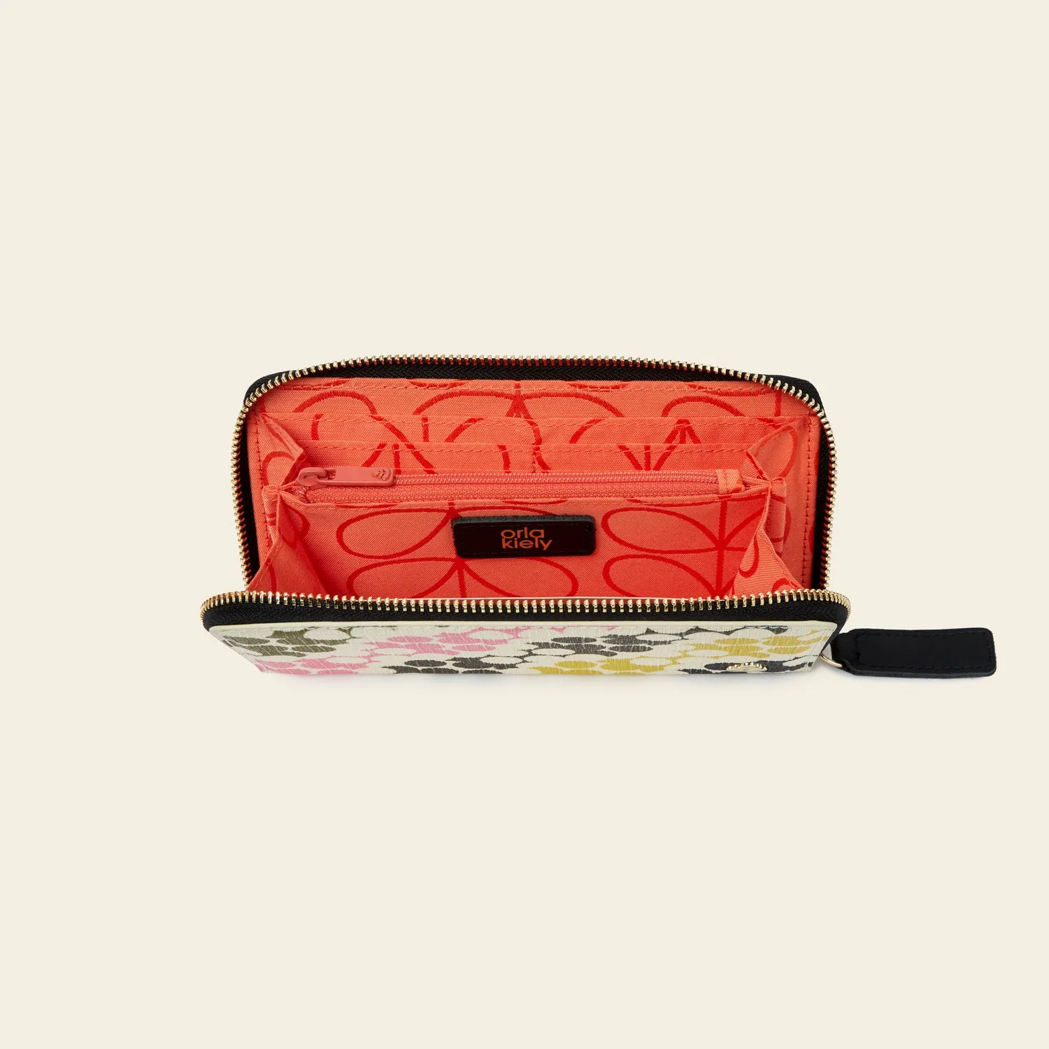 Forget Me Not City Wallet - Puzzle Flower Multi