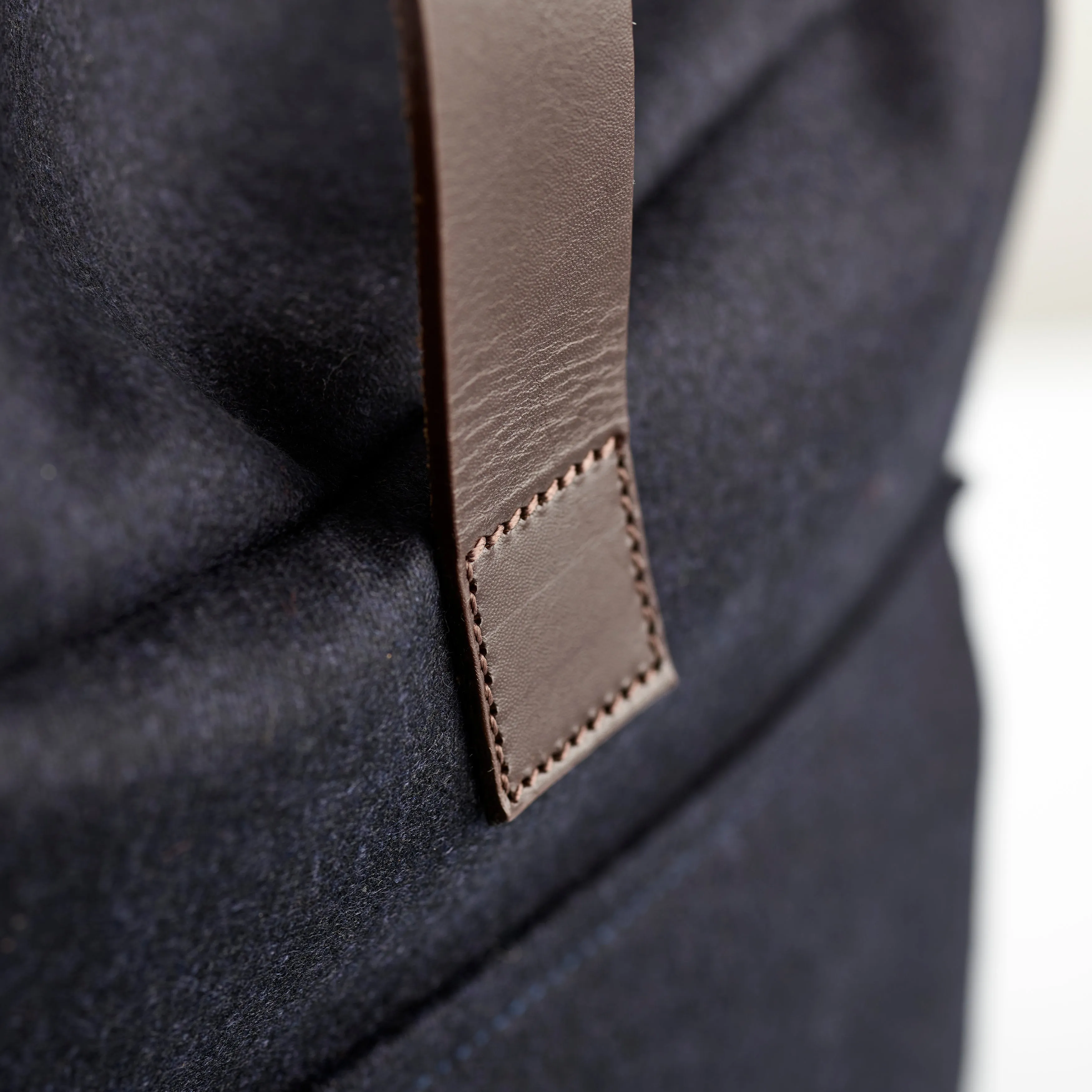 Fox Covert Cloth Navy Double Pocket Holdall