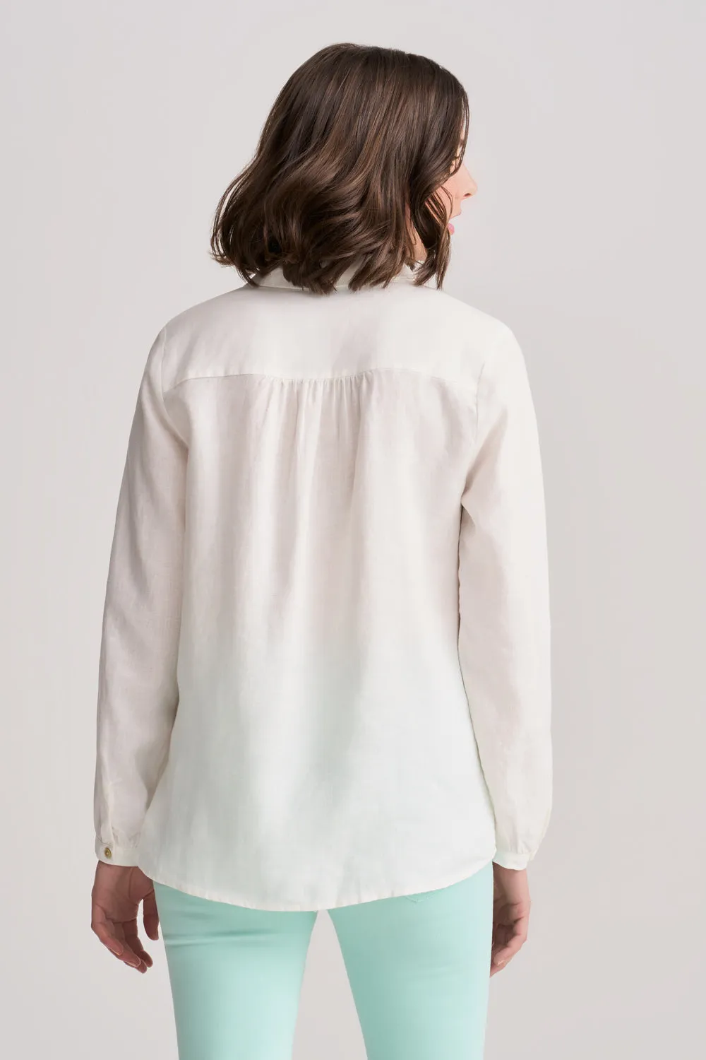 French Linen Shirt - Chalk